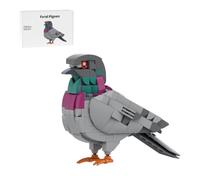 Torquino Moc-208738 Lot de 255 blocs de construction pour adultes Motif pigeon sauvage