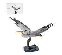 Torquino MOC-212038 Lot de 234 blocs de construction pour oiseaux volants avec support de présentation, brique de construction pour adultes