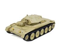 Torquino Réservoir RC à l'échelle 1/16, modèle militaire British Crusader RC 2,4 G avec système son/lumière/fumée, modes à double vitesse, simulation de recul, cadeau pour les amateurs de véhicules