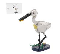 Torquino Spoonbill MOC-206276 Lot de 146 blocs de construction dynamiques pour oiseaux avec support de présentation, brique de construction pour adultes