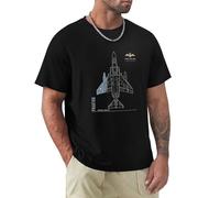 torr Flyingraphics Aviation Themed T Shirt Mcdonnell Douglas F4K Phantom. Men's Graphic T Shirt Black XL