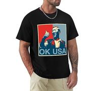 torr LINJIA Ok USA Bloodsport 80's Action Movie Hope Funny T Shirt Black L