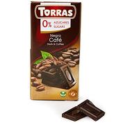 Torras Barre de chocolat noir et café sans sucre ajouté 75 g