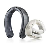 TORRAS COOLITE Ventilateur de cou 4X Turbo Airflow portable refroidissement 360° ventilateur personnel léger et pliable pour l'extérieur voyage cadeau pour mère, père, noir étoilé