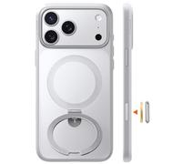 TORRAS Ostand Q1 Guardian iPhone 17 Pro Max, Support 180°, Gris Argenté | Support 180° ultra-stable, MagSafe 18N, protection antichoc 3,66 m et finition mate Nappa 3D douce et anti-traces.