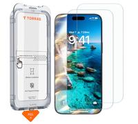 TORRAS SunView AR Verre Trempé pour iPhone 18 Pro, Anti-Reflet, 2 Pièces | Visuel AR original, résistance militaire 9H+, anti-éblouissement, sans bulles