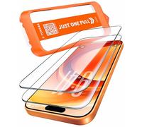 TORRAS Verre Trempé pour iPhone 17 [n° 1 en résistance aux chocs], montage automatique, Dureté 9H, Couverture Complète Protection écran, Coques de Téléphone Compatibles, 2 Pièces