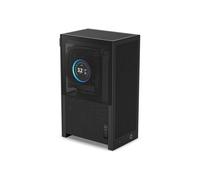 NZXT Boîtier PC H2 Flow – Mini‑ITX 20,7 L, flux d'air, 2x120 mm sup., Riser PCIe 5.0 – Noir