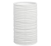 Torre & Tagus 901461 Ripple Vase cylindrique en céramique Blanc Taille M