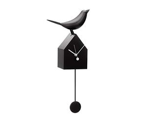 Torre & Tagus Décoration Murale et étagère Moderne du Milieu du siècle pour Les Amateurs d'oiseaux, métal et Plastique, Noir, 10,5 x 21,5 x 4,25 cm