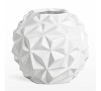 Torre & Tagus Vase Boule Céramique Blanc S