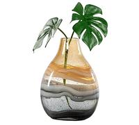 Torre & Tagus Vase en Verre à bulbe en Forme de Tourbillon - Ambre -