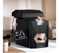 Torréfacteur À Café Automatique Avec Filtre À Fumée Et Conduits, 3 Modes De Torréfaction, Torréfacteur Électrique Pour Grains De Café De 100-300G, Torréfaction Légère/moyenne/foncée