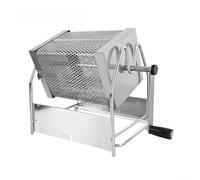 Torréfacteur à grains de café portable en acier inoxydable, manivelle pour une torréfaction contrôlée, idéal pour les activités de plein air