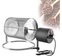 Torréfacteur Café Maison avec Fenêtre d'Observation, Machine à Torréfier 250g de Grains de Café Vert, Contrôle Numérique 1500W et Couvercle Transparent pour Surveiller la Torréfaction