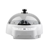 Torréfacteur de café intelligent for la maison, broyeur de grains, machine à torréfier les graines de melon, petit appareil de cuisson for pop-corn(blanc)