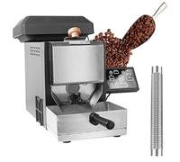 Torréfacteur de café, machine à torréfier les grains de café de 200 g avec 9 courbes prédéfinies, avec bac à grains de café et filtre à fumée for un usage domestique