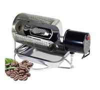 Torréfacteur de Grains de café, torréfacteur Domestique en Acier Inoxydable, capacité: 100-250g, avec fenêtre Visible et Plateau en Acier Inoxydable, Chauffage Uniforme/Durable, for céréales, Grains