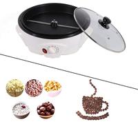 Torréfacteur Électrique 1200 W pour Grains de Café Et Noix, Température Réglable À 360 °, Chauffage Uniforme avec Minuterie