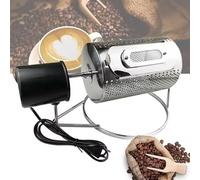 Torréfacteur électrique, capacité de 250 g, fenêtre et plateau visibles, cuisson uniforme pour la maison et le café