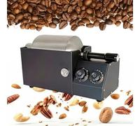 Torréfacteur électrique de grains de café, torréfacteur à tambour en acier inoxydable, commande par bouton, réglages de chaleur variables, torréfacteur maison Barista, for noix, cacahuètes