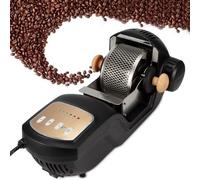 Torréfacteur électrique grains de café, torréfacteur domestique, réglable sur 7 niveaux, torréfaction air chaud, chauffage uniforme 360°, capacité 300 grammes, préserve l'arôme original(220V)