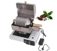 Torréfacteur Professionnel De Grains De Café 500g, Machine De Torréfaction à Tambour électrique/gaz 900w, Température De 1200°c, Chauffage Uniforme 360° En Acier Inoxydable, Pour Café Et Us Gas model