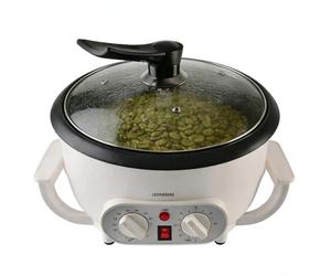 Torréfacteurs de café, Grille-pain électrique pour la maison, café en grain, cacahuète, noix de coco, châtaignes, grille-pain, température réglable, 750 g, capacité pour cafétéria, magasin/maison