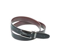 torrente - Ceinture Reversible Noir/Marron - Cuir - Taille Ajustable - Dimensions : 120 x 3,5 cm - Boucle détachable - Ceinture homme Couture 7