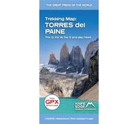 Torres del Paine: Trekking Map:: the O, the W, the Q and day-hikes