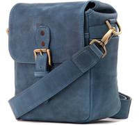 Torres Mini Sac De Mes r De Caméra En Cuir Authentique Pour Caméras Sans Miroir, Instantanée Et Reflex Numérique - Bleu[Gopro1421]