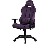 Arozzi Chaise gaming ergonomique Torretta SoftFabric v2 – Tissu doux, dossier réglable – Violet