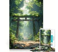 Torri Gate Forest Gateway, Puzzle de 1000 pièces pour Adolescents, Jeu de logique et de Construction Amusant, découpe de précision, Cadeau élégant 38x52cm