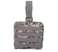 Torribala 1 kit d'outils multifonction pour l'extérieur, l'équitation, la randonnée, le sport, sac banane camouflage, sac de jambe tactique, Camouflage gris