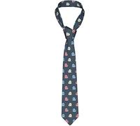 Torribala Cravates pour hommes mignon dessin animé escargots cravates pour hommes Polyester nouveauté cravate maigre pour la fête de mariage marié garçons d'honneur