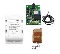 Torribala Interrupteur de Température Intelligent WiFi Tuya + Thermostat de Surveillance de la Consommation D'Énergie à Distance Interrupteur de Température WiFi 16A 3000W Blanc pour Home Al