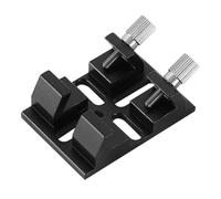 Torribala Queue d'aronde de Chercheur Multifonction avec Guide de Vis de Verrouillage, Support D'Adaptateur de Lunette pour Accessoires de Pièces de Rechange de Télescope Astronomique, Noir