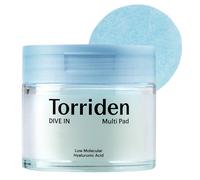 Torriden DIVE-IN Multi-pads à l'acide hyaluronique à faible poids moléculaire - 80 pièces