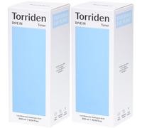 Torriden DIVE IN - Tonique à l'acide hyaluronique 300ML Lotion(S) 2x300 ml