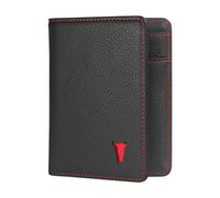TORRO Bifold Wallet - Portefeuille à Deux Volets - Porte-Cartes en Cuir véritable de qualité supérieure avec Protection RFID (Noir)