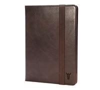 TORRO Coque Compatible avec iPad 11éme / 10éme Génération (Version 2025/2022) - Étui en Cuir Véritable avec Bequille et Fonction Wake/Sleep (Marron Foncé)