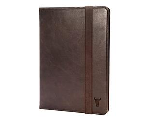 TORRO Coque Compatible avec iPad Pro 11” 4ème / 3ème / 2ème / 1er Génération - Étui en Cuir Véritable avec Bequille, Connectivité Apple Pencil et Fonction Reveil/Sommeil (Marron Foncé)