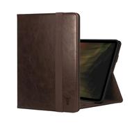 TORRO Coque Compatible avec iPad Pro 11” M5 / M4 - Étui en Cuir Véritable pour iPad Pro 11” 2025/2024 avec Bequille, Connectivité Apple Pencil et Fonction Wake Sleep (Marron Foncé)