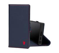 TORRO Coque Compatible avec Samsung Galaxy S23 Ultra 5G - Étui Portefeuille en Cuir Premium avec Fonction de Support et Porte-Cartes (Bleu Marine)