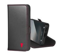 TORRO Coque Compatible avec Samsung Galaxy S25 5G 2025 - Étui Portefeuille en Cuir Véritable avec Béquille et Porte-Cartes (Noir)