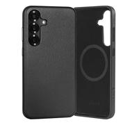 TORRO Coque Compatible avec Samsung Galaxy S25+ Plus 5G 2025 - Cuir Véritable Compatible avec Chargement Qi2 / MagSafe, Étui Coque Fine Pare-Chocs (Noir)
