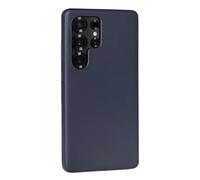 TORRO Coque Compatible avec Samsung Galaxy S25 Ultra 5G 2025 - Cuir Véritable Compatible avec Chargement Qi2 / MagSafe, Étui Coque Fine Pare-Chocs (Bleu Marine)
