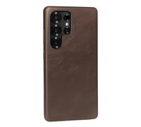 TORRO Coque Compatible avec Samsung Galaxy S25 Ultra 5G 2025 - Cuir Véritable Compatible avec Chargement Qi2 / MagSafe, Étui Coque Fine Pare-Chocs (Marron Foncé)