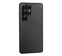 TORRO Coque Compatible avec Samsung Galaxy S25 Ultra 5G 2025 - Cuir Véritable Compatible avec Chargement Qi2 / MagSafe, Étui Coque Fine Pare-Chocs (Noir)