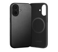 TORRO Coque en Cuir Compatible avec iPhone 17 6.3" 2025 - Cuir Véritable Compatible MagSafe, Etui Mince Pare-Chocs (Noir)